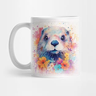 Vibrant Watercolor Groundhog Mug